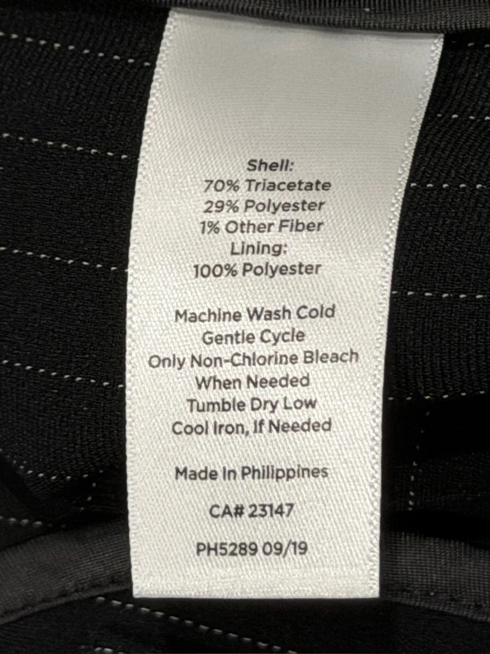 Talbots Easy Travel Blazer Black Pinstripe Collarless Size 16 Petite NWT Career